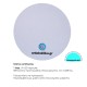 Mousepad ορθογώνιο λευκό 23x19x3εκ.