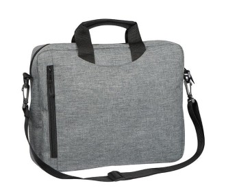 Τσάντα για λάπτοπ πολυεστέρα γκρι Υ30x37x7,5εκ Τσάντα για λάπτοπ πολυεστέρα γκρι Υ30x37x7,5εκ