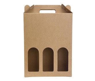 Next κουτί-τσάντα κρασιού οικολογικό για 3 μπουκάλια Υ34x25,5x8εκ. Δυνατότητα εκτύπωσης