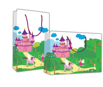 Next χάρτινη τσάντα Παλάτι με νεράιδα Υ40x46x14