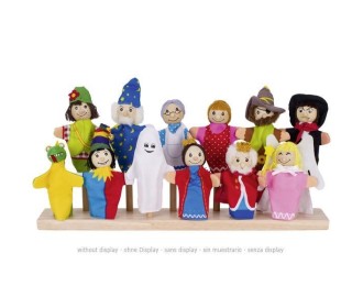 Goki σετ με 12 δακτυλοφιγούρες Υ10-13εκ.