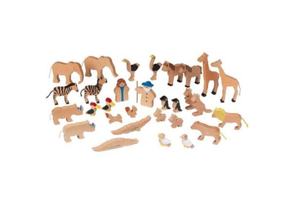 Goki σετ ζωάκια για την κιβωτό του Νώε Goki σετ ζωάκια για την κιβωτό του Νώε