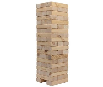 Goki επιτραπέζιο Jenga ξύλινο 51 τεμαχίων Υ25,5x7,5x7,5εκ.