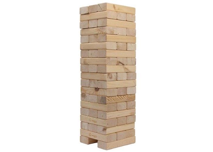 Goki επιτραπέζιο Jenga ξύλινο 51 τεμαχίων Υ25,5x7,5x7,5εκ. Goki επιτραπέζιο Jenga ξύλινο 51 τεμαχίων Υ25,5x7,5x7,5εκ.