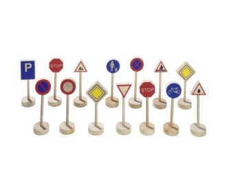 Goki σήματα οδικής κυκλοφόριας σετ 15 τεμαχίων Goki σήματα οδικής κυκλοφόριας σετ 15 τεμαχίων
