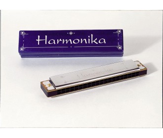 Φυσαρμόνικα μεταλλική με 20 τρύπες 15,5εκ. Φυσαρμόνικα μεταλλική με 20 τρύπες 15,5εκ.