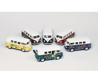 Λεωφορείο μεταλλικό 13,5εκ. σε 6 σχέδια