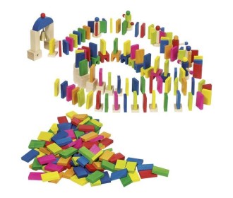 Goki τουβλάκια ντόμινο ξύλινα 247 τεμάχια.