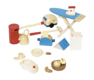 Goki σετ ηλεκτρικά είδη ξύλινα 19 τεμάχια.