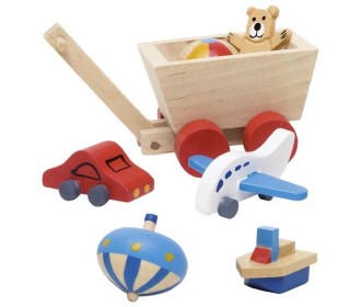 Goki σετ αξεσουάρ παιδικού δωματίου ξύλινα 7 τεμάχια.