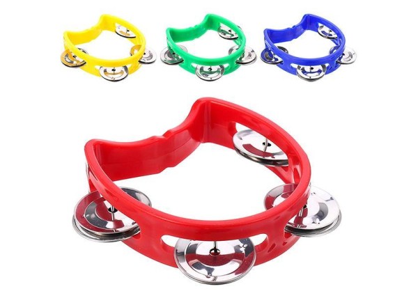 Ντέφι μισοφέγγαρο με 4 κουδουνάκια 13x11εκ. Ντέφι μισοφέγγαρο με 4 κουδουνάκια 13x11εκ.