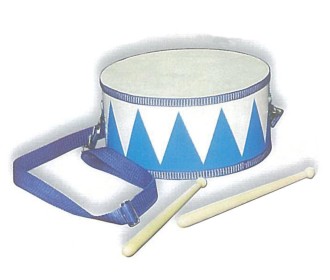 Ντραμ ξύλινο μπλε Υ10x20x20εκ. Ντραμ ξύλινο μπλε Υ10x20x20εκ.