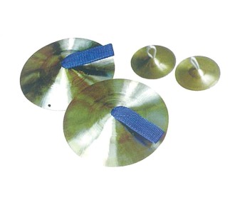 Κύμβαλα μεγάλα σετ 2 τεμαχίων 15x15x1,8εκ.