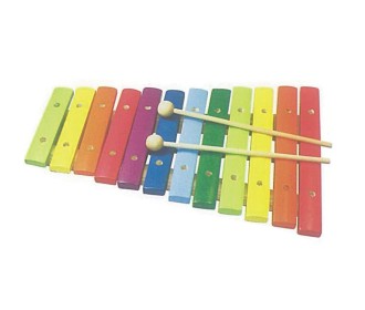 Ξυλόφωνο με 12 τόνους 33x22x4εκ. Ξυλόφωνο με 12 τόνους 33x22x4εκ.