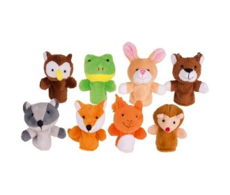 Goki σετ 8 δακτυλοφιγούρες Υ7,5-8εκ. 