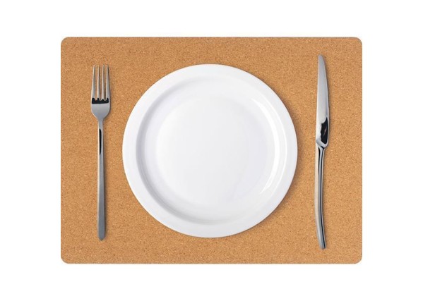 Σουπλά φαγητού οικολογικό από φελλό, 40x30εκ. Σουπλά φαγητού οικολογικό από φελλό, 40x30εκ.