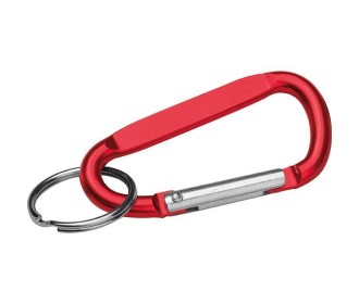 Κρεμαστό μπρελόκ με καραμπίνερ κόκκινο 6x3x0,5εκ. Κρεμαστό μπρελόκ με καραμπίνερ κόκκινο 6x3x0,5εκ.