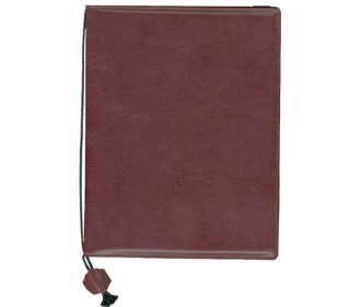 Θήκη για μενού εστιατορίου Α4 δερματίνη μπορντώ