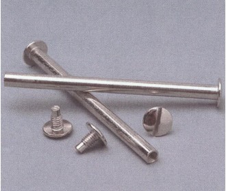 Βίδες ασημί αρσενικές/θηλυκές για μενού 50χιλ. 100 ζεύγη