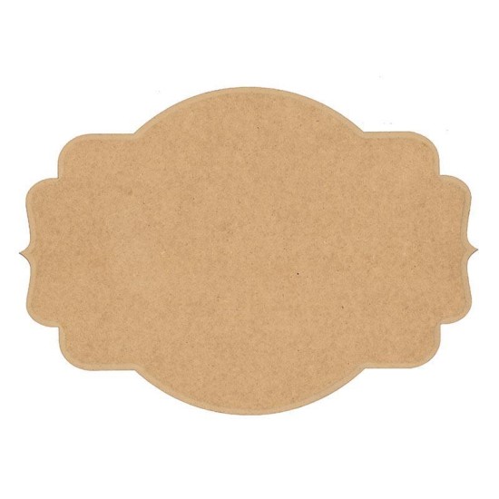Πινακίδα mdf 100x80x3χιλ, 2 μύτες, 10 καμπύλες Πινακίδα mdf 100x80x3χιλ, 2 μύτες, 10 καμπύλες