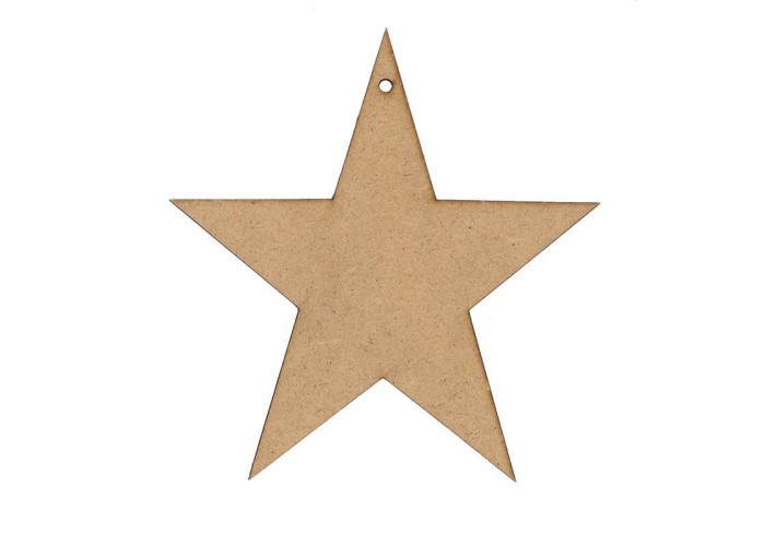 Αστέρι mdf μυτερό 150x3χιλ. Αστέρι mdf μυτερό 150x3χιλ.