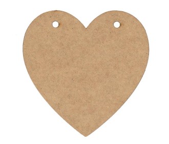 Καρδιά με τρύπες mdf 120x6χιλ. Καρδιά με τρύπες mdf 120x6χιλ.