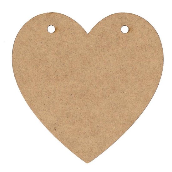 Καρδιά με τρύπες mdf 120x6χιλ. Καρδιά με τρύπες mdf 120x6χιλ.