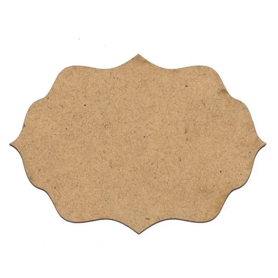 Πινακίδα mdf 100x70x3χιλ. 4 μύτες, 8 καμπύλες