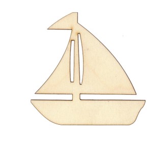 Καραβάκι σημύδα ιστιοφόρο 95x95x3χιλ. Καραβάκι σημύδα ιστιοφόρο 95x95x3χιλ.