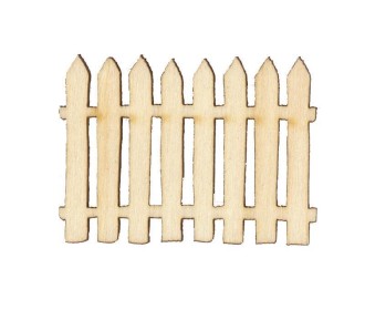Φράχτης με 8 ξύλα σημύδα 5,5x4x0,3εκ. Φράχτης με 8 ξύλα σημύδα 5,5x4x0,3εκ.