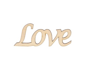Επιγραφή love 10x4x0,3εκ. Επιγραφή love 10x4x0,3εκ.