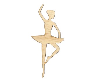 Μπαλαρίνα σιλουέτα σημύδα 100x45x4χιλ. Μπαλαρίνα σιλουέτα σημύδα 100x45x4χιλ.