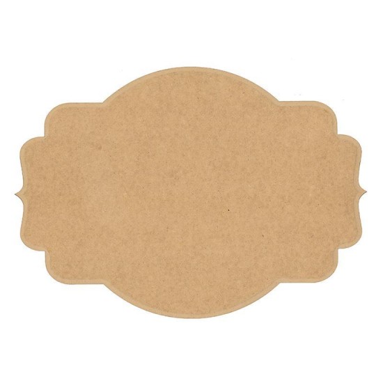 Πινακίδα mdf 300x215x6χιλ. 2 μύτες, 10 καμπύλες Πινακίδα mdf 300x215x6χιλ. 2 μύτες, 10 καμπύλες