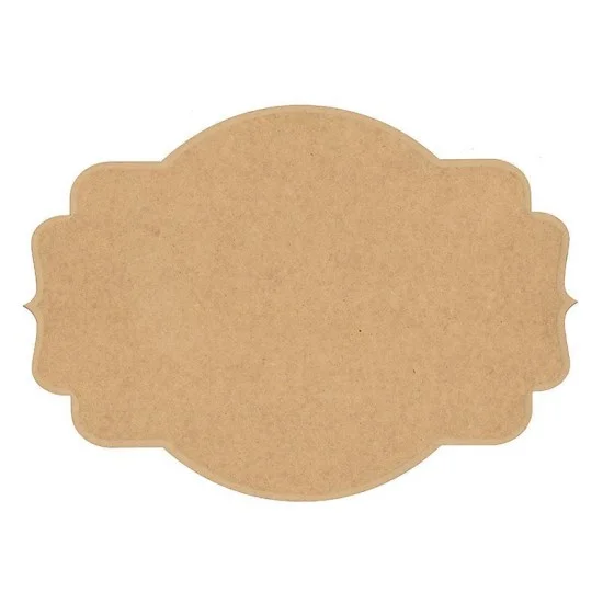 Πινακίδα mdf 300x215x6χιλ. 2 μύτες, 10 καμπύλες