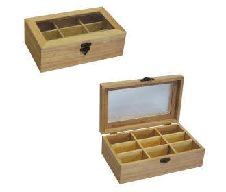 Κουτί οργάνωσης με 9 χωρίσματα 12x20x7εκ. Κουτί οργάνωσης με 9 χωρίσματα 12x20x7εκ.