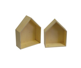 Ραφάκια 2 τεμ. σε σχήμα σπιτάκι Ραφάκια 2 τεμ. σε σχήμα σπιτάκι