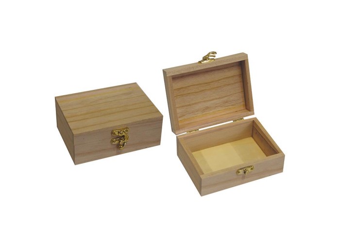 Κουτί ξύλινο 10x13.5x5.5εκ. με κλείστρο Κουτί ξύλινο 10x13.5x5.5εκ. με κλείστρο