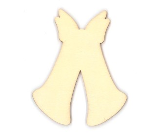 Kαμπάνα ξύλινη 8x6,5x0,3εκ.