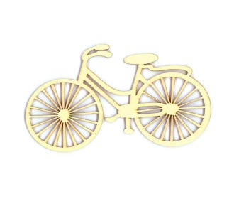 Ποδήλατο ξύλινο 12x7x0.3εκ. Ποδήλατο ξύλινο 12x7x0.3εκ.