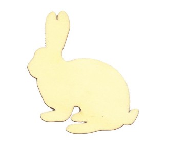 Λαγός ξύλινος 8x7.6x0.3εκ. Λαγός ξύλινος 8x7.6x0.3εκ.