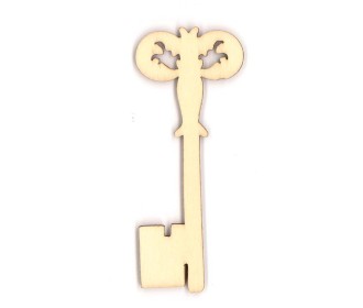 Kλειδί ξύλινο 8x3x0,3εκ. Kλειδί ξύλινο 8x3x0,3εκ.