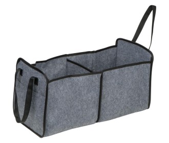 Τσάντα αποθήκευσης πορτμπαγκάζ αυτοκινήτου πτυσσόμενη από τσόχα 59x29x26,-29x26x4εκ. διπλωμένη Τσάντα αποθήκευσης πορτμπαγκάζ αυτοκινήτου πτυσσόμενη από τσόχα 59x29x26,-29x26x4εκ. διπλωμένη