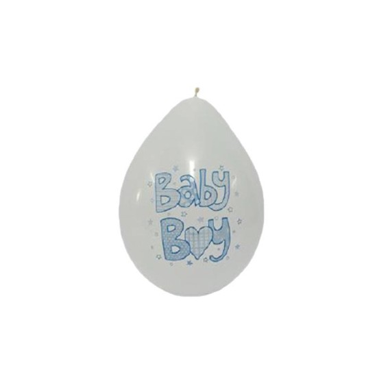 Μπαλόνια Baby boy σε σακουλάκι 8τεμ. 10x21εκ. Μπαλόνια Baby boy σε σακουλάκι 8τεμ. 10x21εκ.