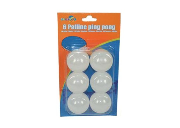 Μπαλάκια πινγκ-πόνγκ σετ 6 τμχ  ø3,5εκ. Μπαλάκια πινγκ-πόνγκ σετ 6 τμχ  ø3,5εκ.