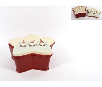 Χριστουγεννιάτικο διακοσμητικό κουτί για μπισκότα, κεραμικό. Υ19x21.5x22εκ. Χριστουγεννιάτικο διακοσμητικό κουτί για μπισκότα, κεραμικό. Υ19x21.5x22εκ.