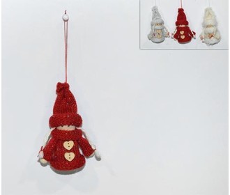 Χριστουγεννιάτικο πλέκτο στολίδι Χριστουγεννιάτικο πλέκτο στολίδι