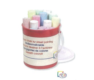 Κιμωλίες πεζοδρομίου χρωματιστές χοντρές 15τεμ. 11x2.5εκ. Κιμωλίες πεζοδρομίου χρωματιστές χοντρές 15τεμ. 11x2.5εκ.