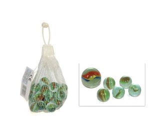 Mπίλιες σε διχτάκι με 25 μπίλιες Ø1,6εκ.