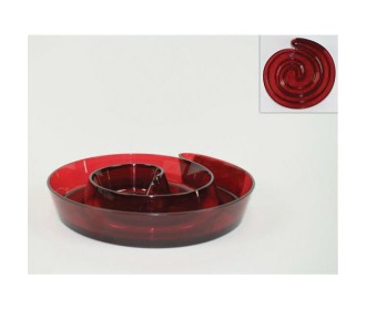 Πλαστικό πιατάκι σαλιγκάρι κόκκινο Ø15εκ. Πλαστικό πιατάκι σαλιγκάρι κόκκινο Ø15εκ.