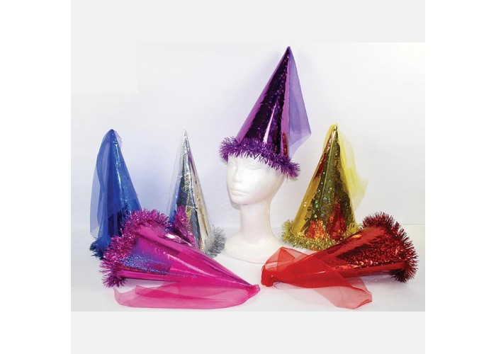 Καπέλο αποκριάτικο με λάστιχο και ύφασμα Καπέλο αποκριάτικο με λάστιχο και ύφασμα